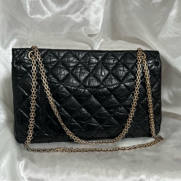 Chanel Black 2.55 Reissue 227 Double Flap Bag - Picture 3 of 15